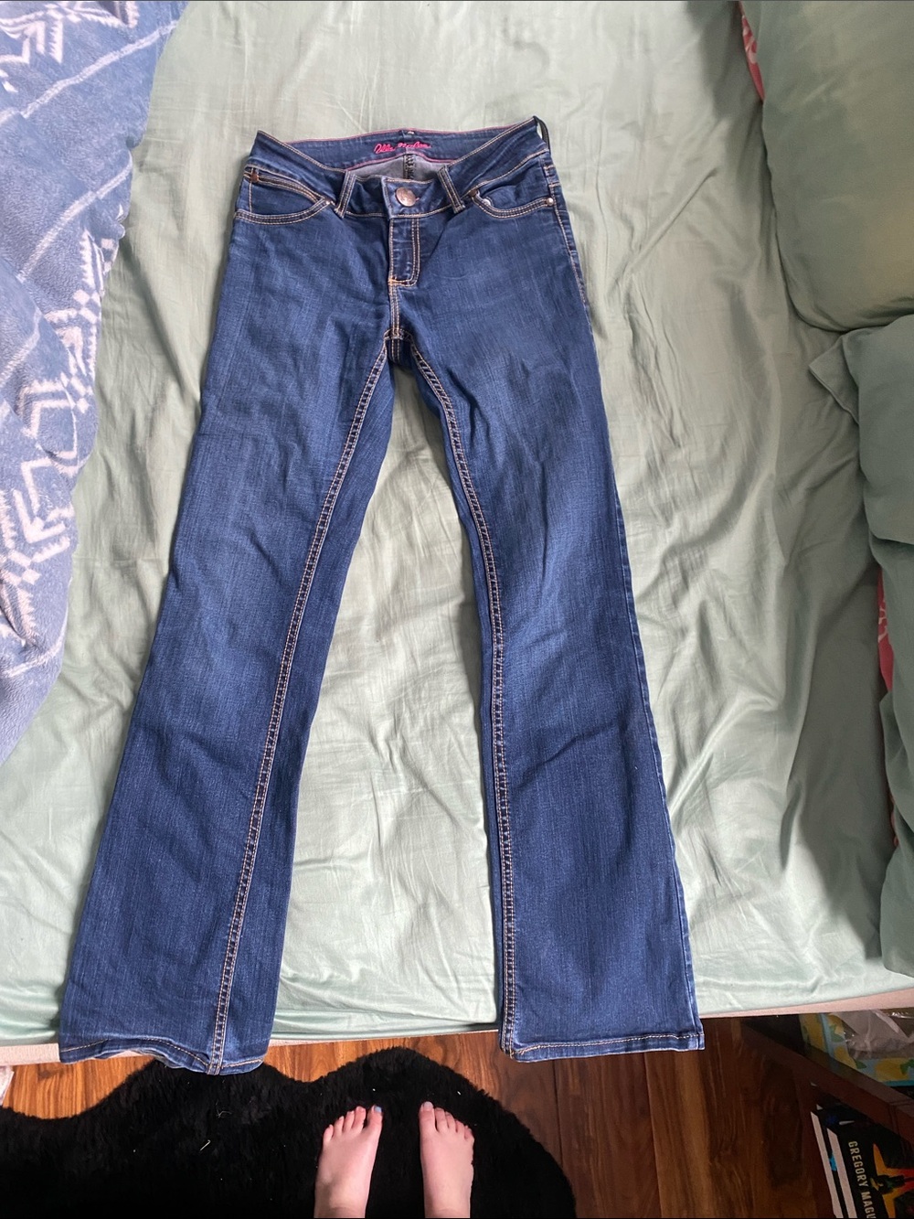 Wrangler Dark Blue Women's Bootcut Jeans